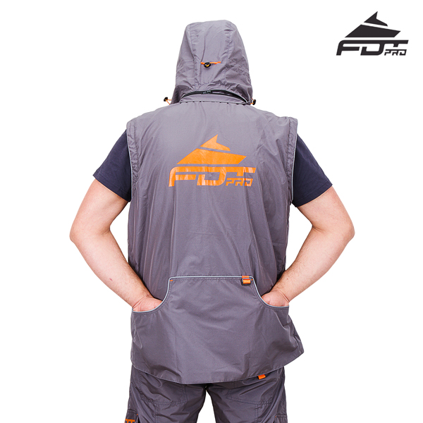 Reliable Dog Training Suit of Grey Color from FDT Pro Wear