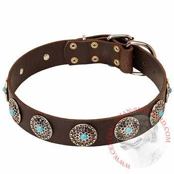 Leather Central Asian Shepherd Collar